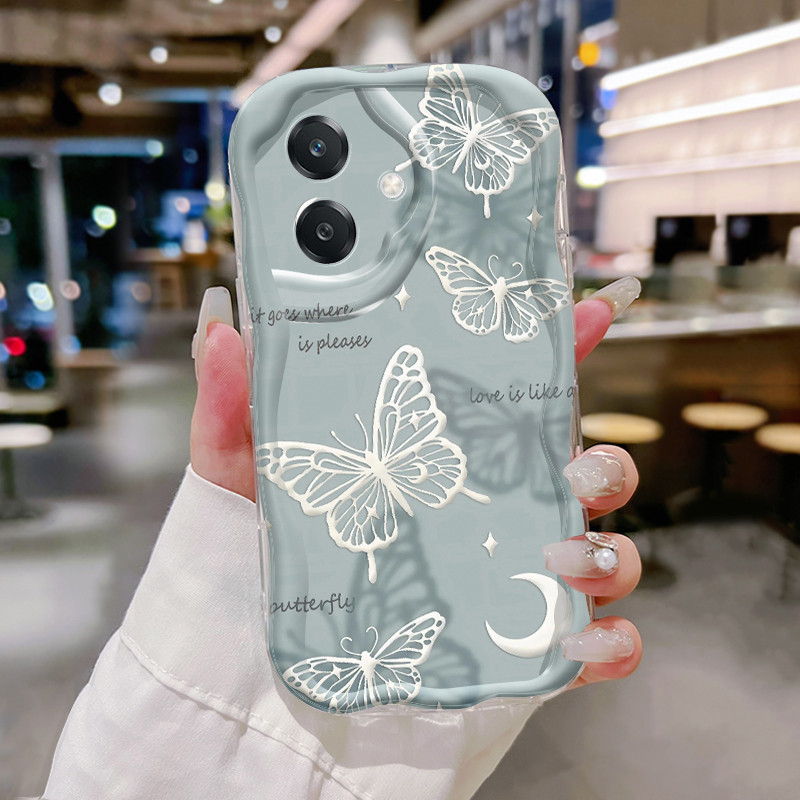 Casing Hp Untuk OPPO A3 4G A3 5G A3X 4G A3X 5G A3 Pro 5G Case Casing pola Tiga dimensi kupu Kupu Kas