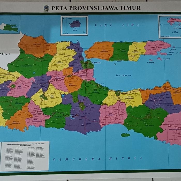 

peta provinsi jatim lembaran