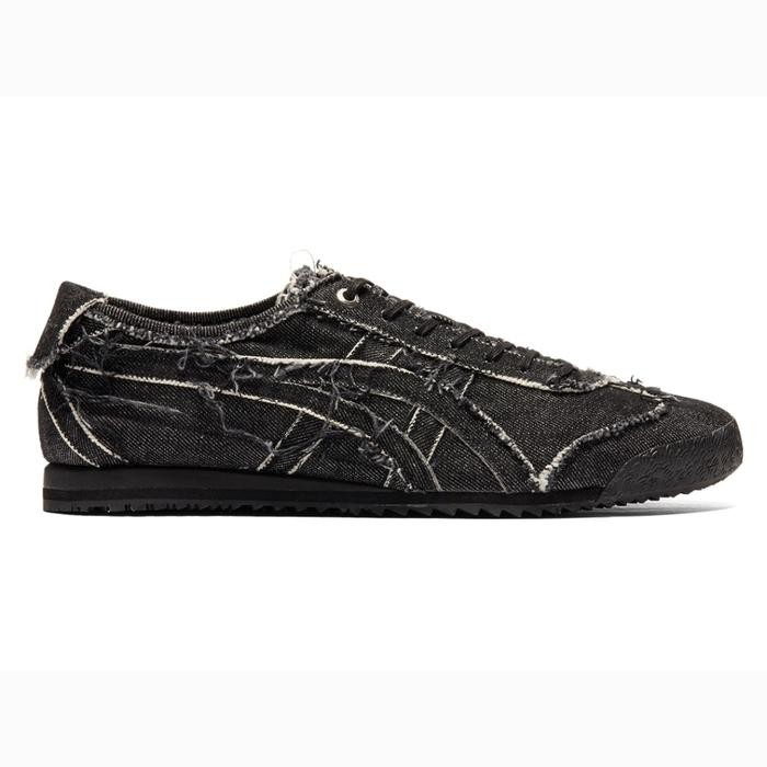 BEST SELLER Onitsuka Tiger Mexico 66 SD Sneakers Denim Black Original Authentic