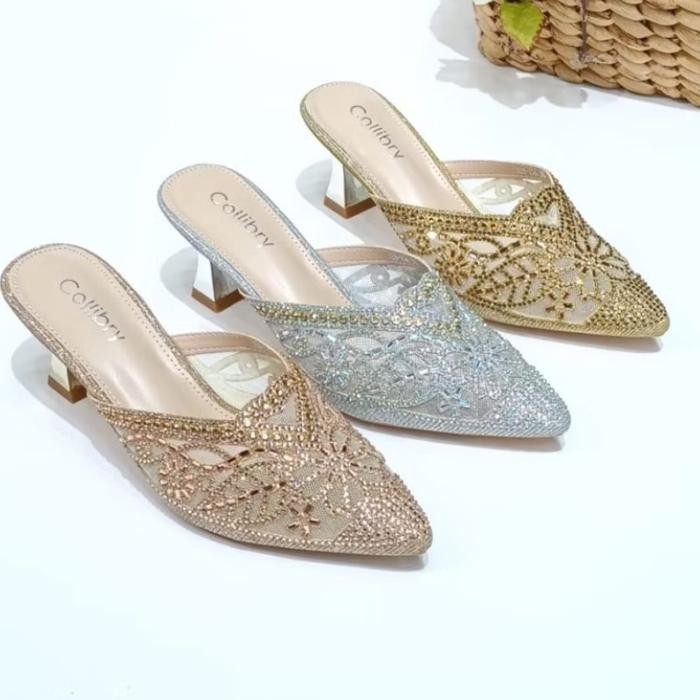 BEST SELLER CANMORE BY COLLIBRY-SANDAL WEDDING SLOP PESTA 328-15A haigh hils