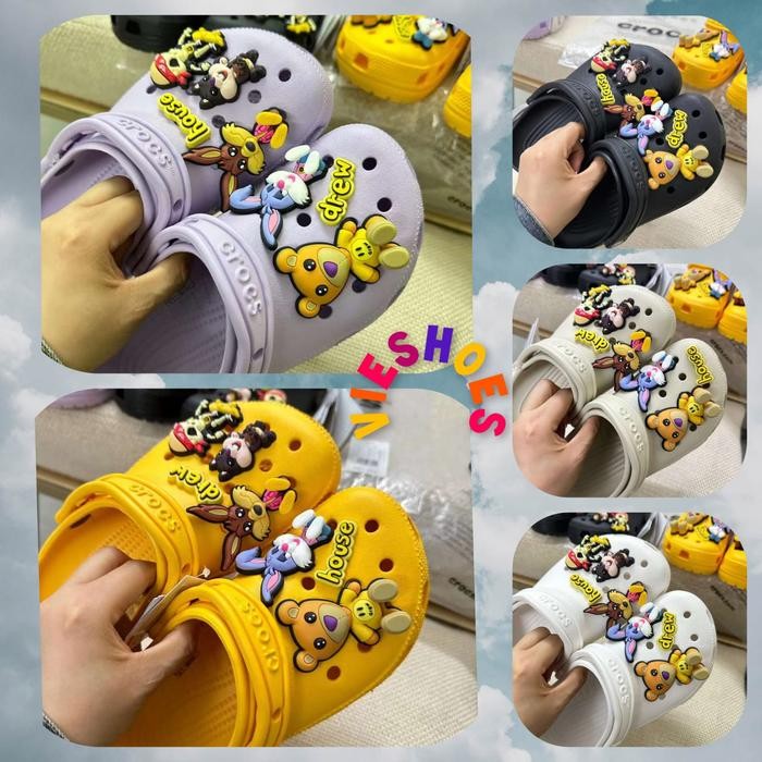 BEST SELLER Crocs x Justin Bieber With Drew House Jibbitz only