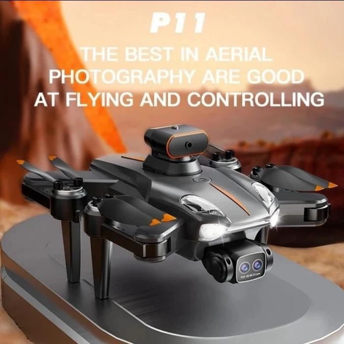 Drone P11S Max Dual Camera 4K Optical Flow Anti Tabrak Vs K101 Max