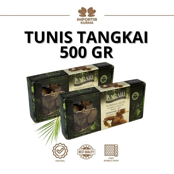 

KURMA BARARI TUNIS TANGKAI KEMASAN 500GR PREMIUM TUNISIA TANGKAI