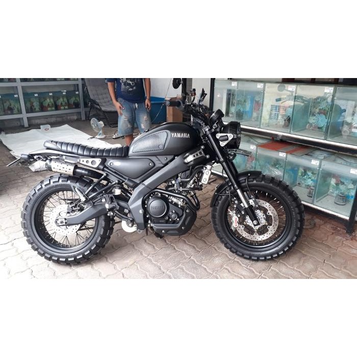Knalpot Xsr 155 Scrambler By Smoke Muffler