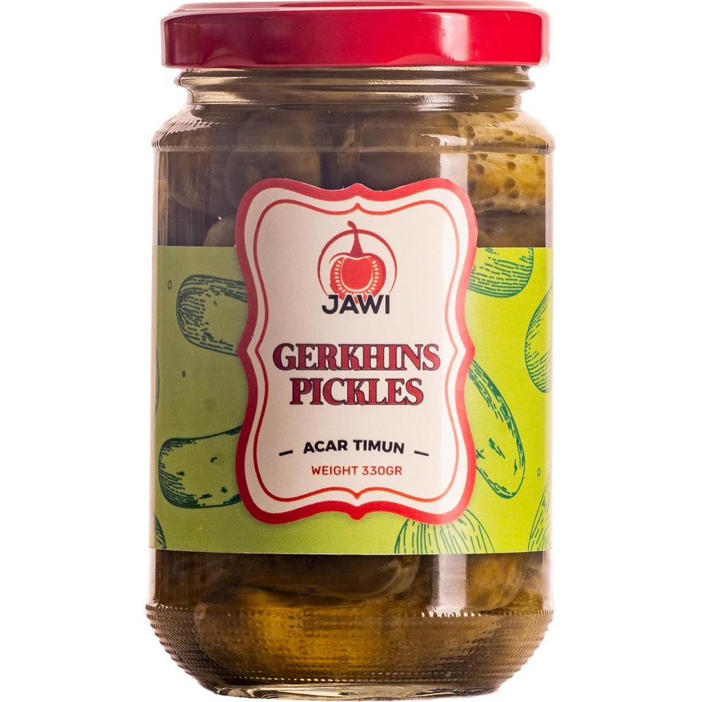 

Gherkin Pickles Jawi Farm 330gr (acar timun)