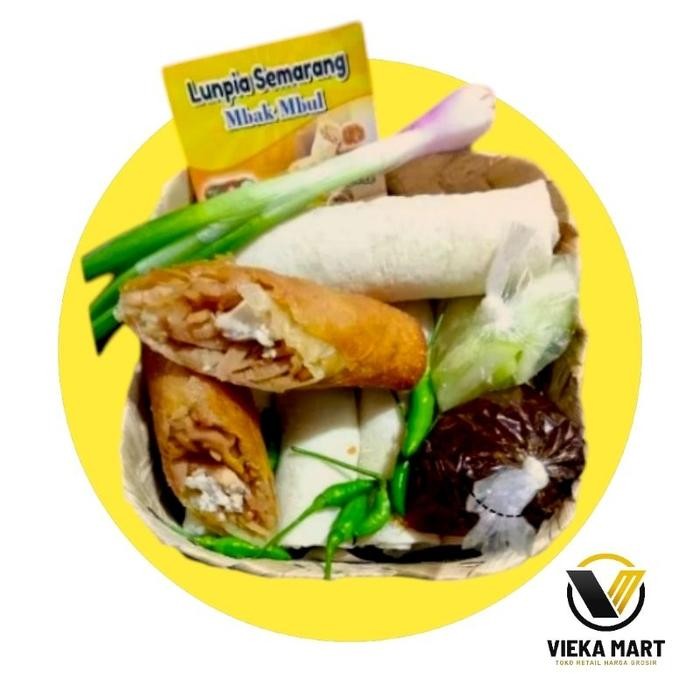 

SEDIA LUMPIA SEMARANG PREMIUM ISI 10 DIKEMAS DENGAN BESEK DAN SAUS, ACAR, DAUN BAWANG, DAN CABE
