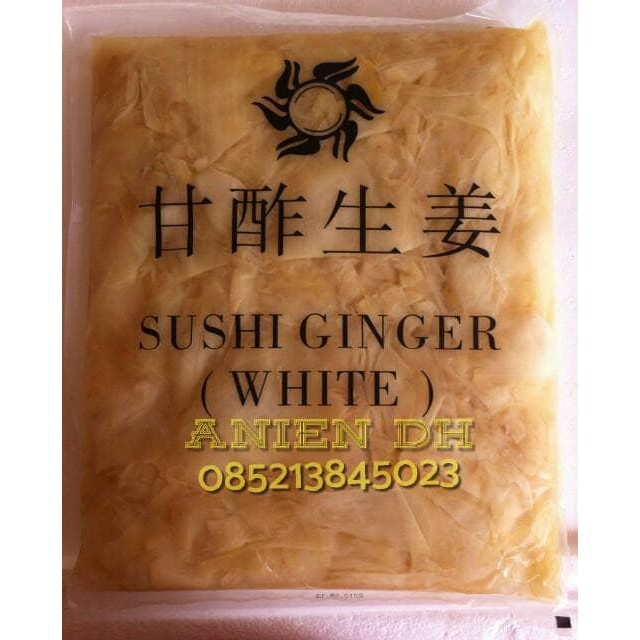 

sushi gari white/ 1kg/ginger white/ acar jahe muda/ distributor