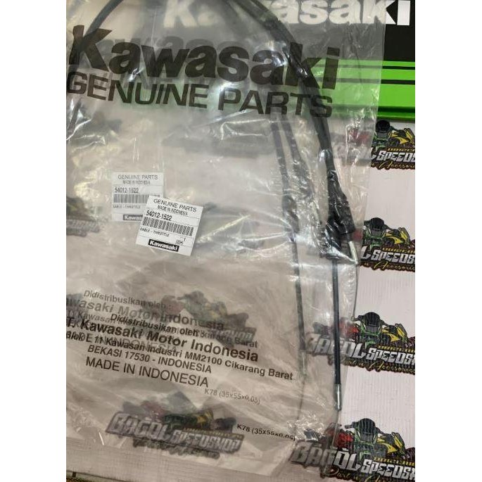 TERMURAH KABEL GAS NINJA RR R SS OLD NEW 150 ORIGINAL KAWASAKI - NINJA R