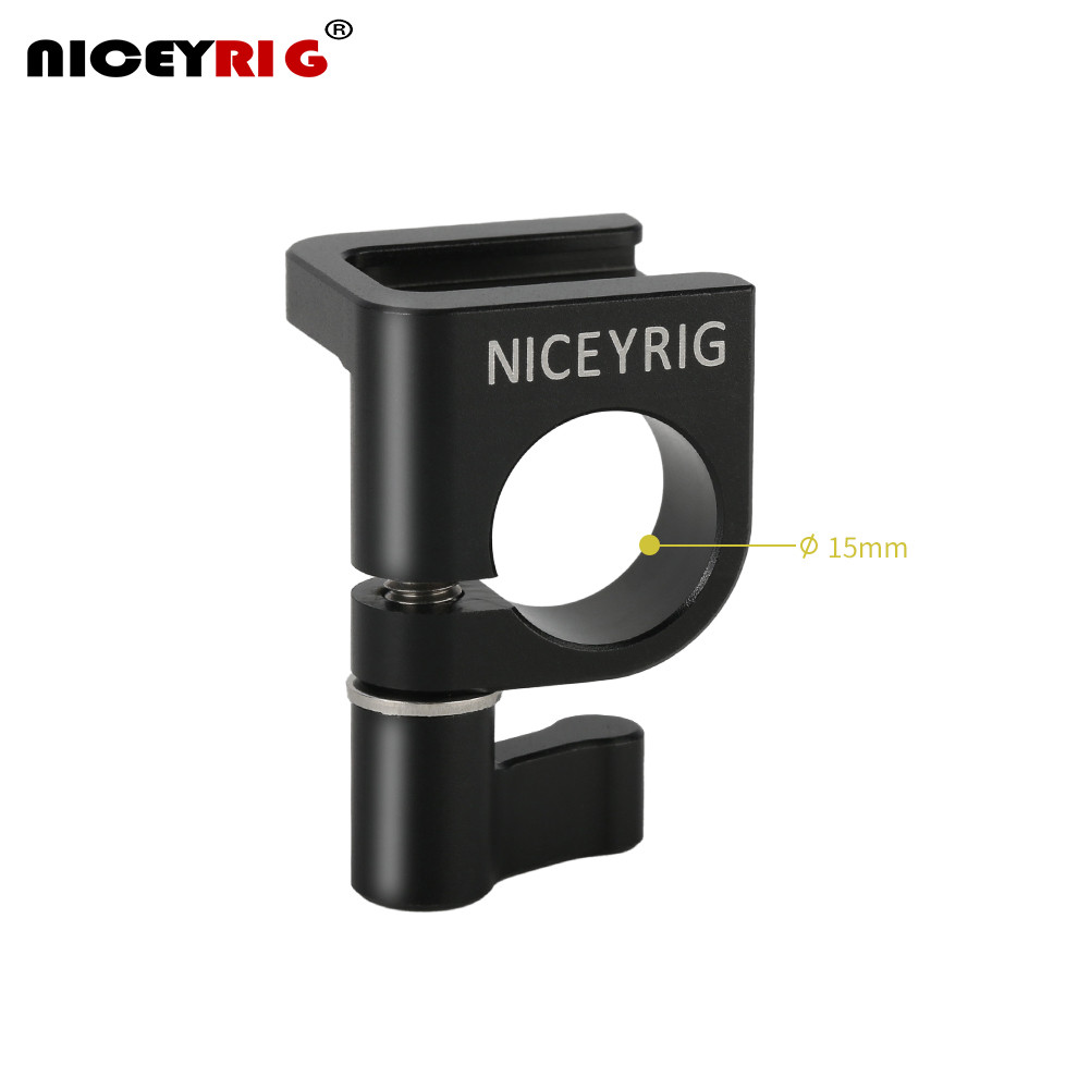 IMPORT Niceyrig 15mm Rod Clamp with Cold Shoe Mount Rig