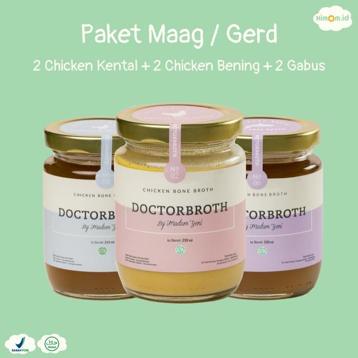 

Paket Maag / Gerd 6 jar Doctor Broth - kaldu Tulang