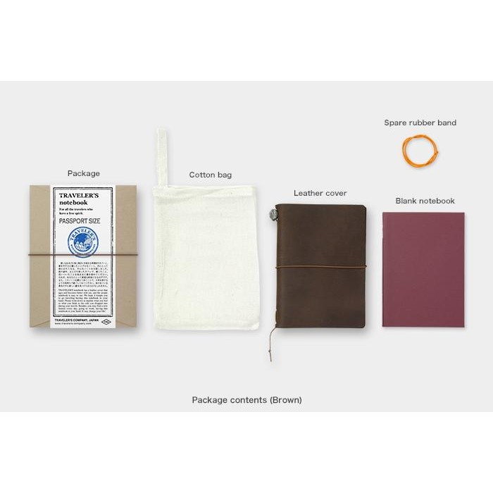 

Traveler's Notebook Passport Size - Brown