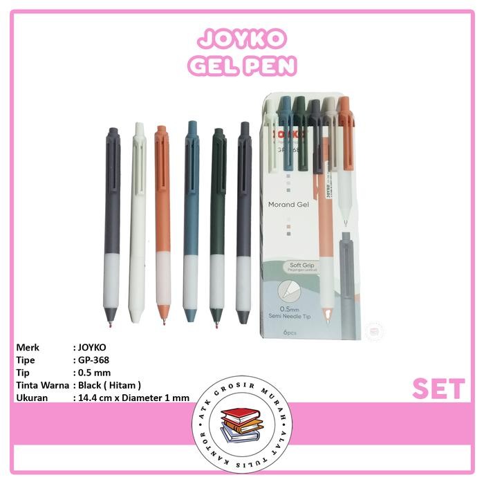

Joyko - Pulpen Gel Pen Gp-368 - Pack