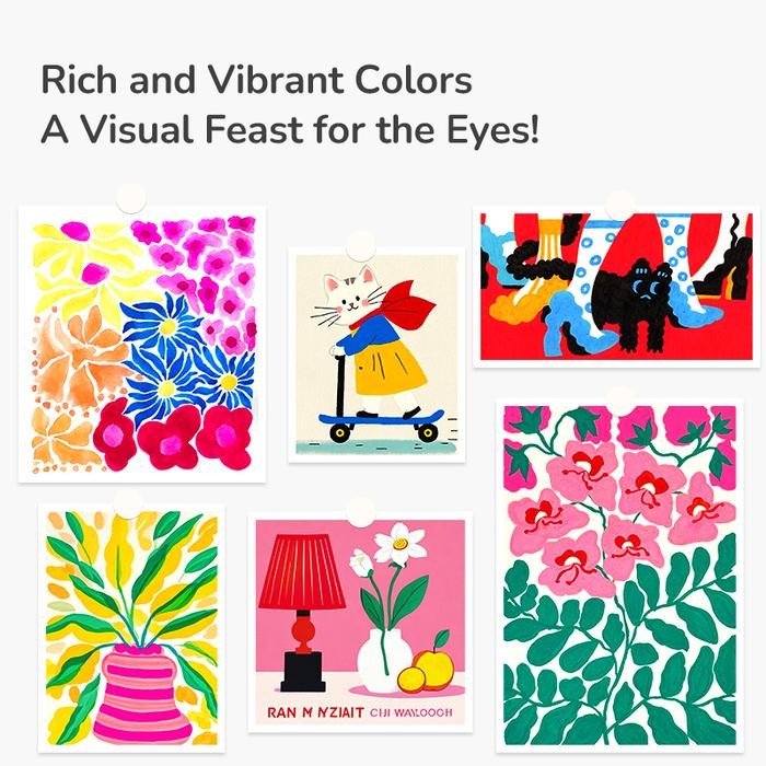 

Mideer Straight Liquid Acrylic Markers Mainan Seni Kreasi Spidol Warna Alat Mewarnai Melukis Anak