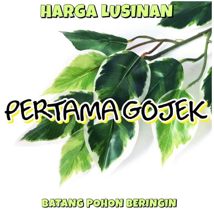 Daun Beringin Plastik/Daun Plastik/Bunga Plastik/Rumput Plastik/Dekor