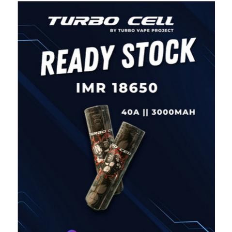 Baterai 18650 IMR TURBO CELL 3.7V