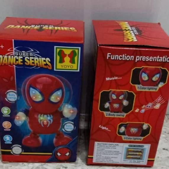 Mainan Robot Spiderman Joget 8202