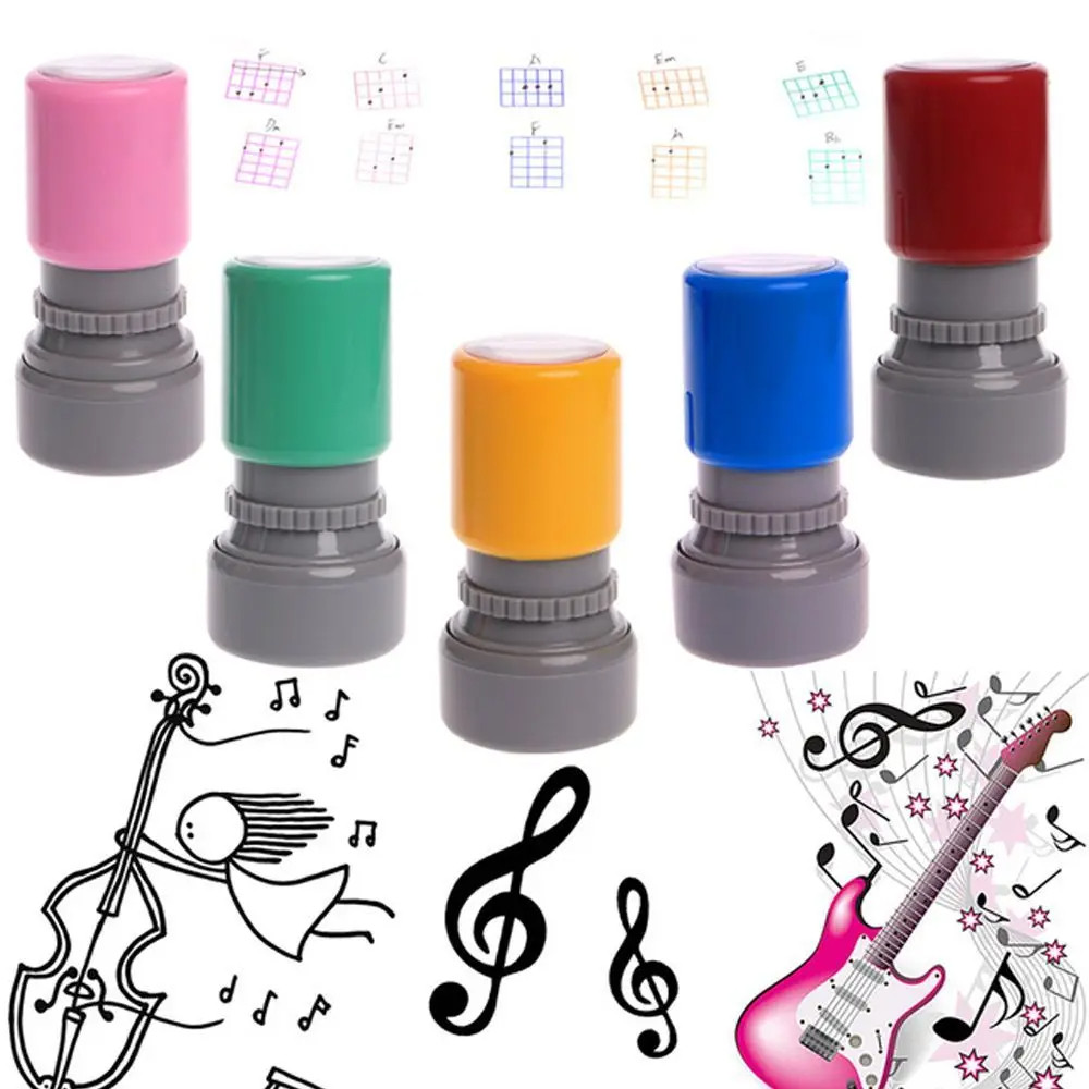 Guitar Ukulele Strings Chord Seal Stamp Classic Guitarra Chords Print Signet For Guitar Ukulele