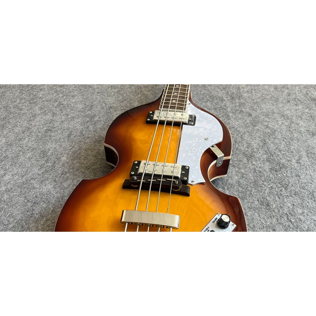 sunburst Hofner Violin BB2 bass Hofner BB2 contemporary electric bass flame maple hofner bass guitar