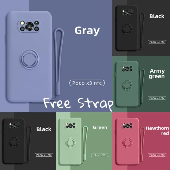 (Expert) Xiaomi Poco X3 NFC / Poco X3 Pro Case Silicone with Ring Holder