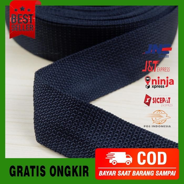 [Expert] Tali Webbing / Bisban Pelipit 4cm Tebal Bahan Nylon Untuk