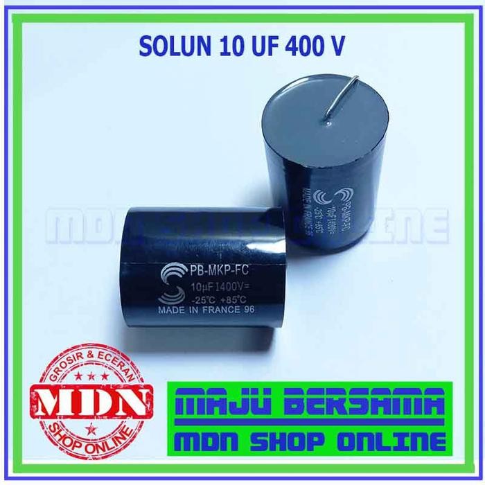[Expert] Solun 10 uf - Kapasitor 10 Uf 400V - Kapasitor Tweeter