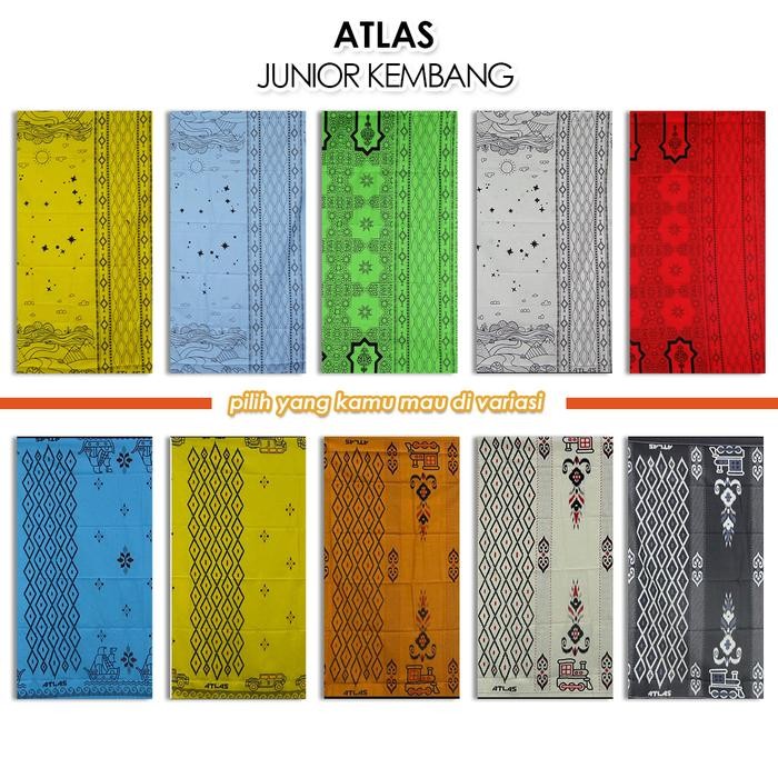 SARUNG ATLAS JUNIOR KEMBANG
