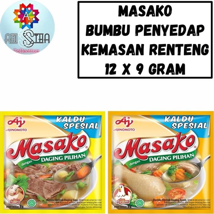 

(Allthebest) Bumbu Penyedap Masako Sachet 11 Gram (12 Pcs) [Ayam/Sapi]