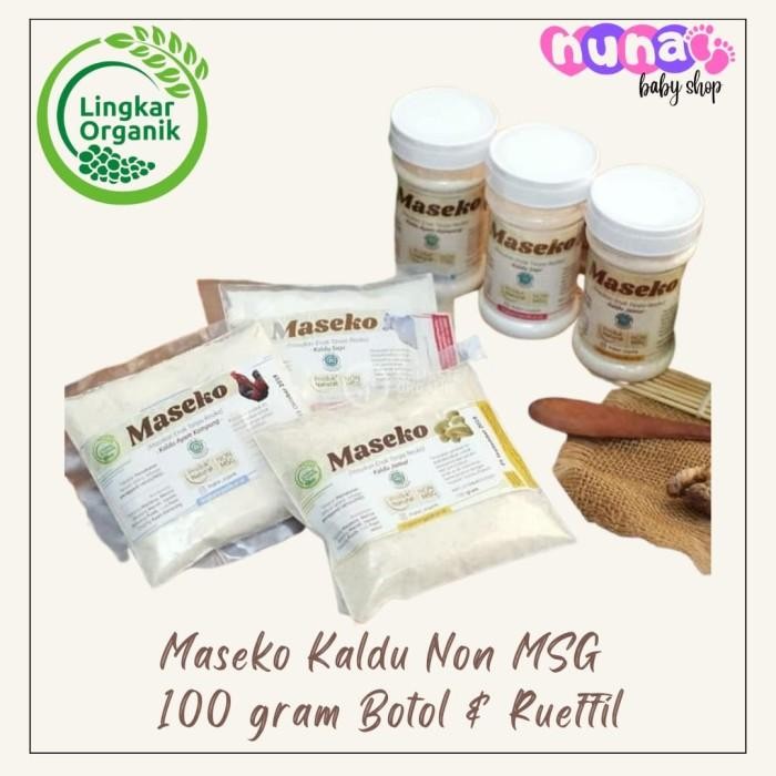 

(Allthebest) Lingkar Organik MASEKO Kaldu Sehat Non MSG 100 gr Ayam Sapi Jamur