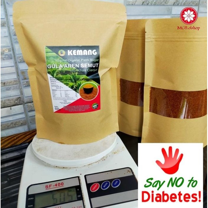 

(Allthebest) GULA AREN SEMUT ASLI 500gr GULA KAWUNG BUBUK 100% ORGANIK