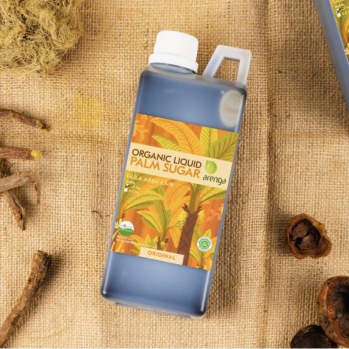 

(Allthebest) Organic Palm Sugar Gula Aren Organik Cair Arenga 1 Liter