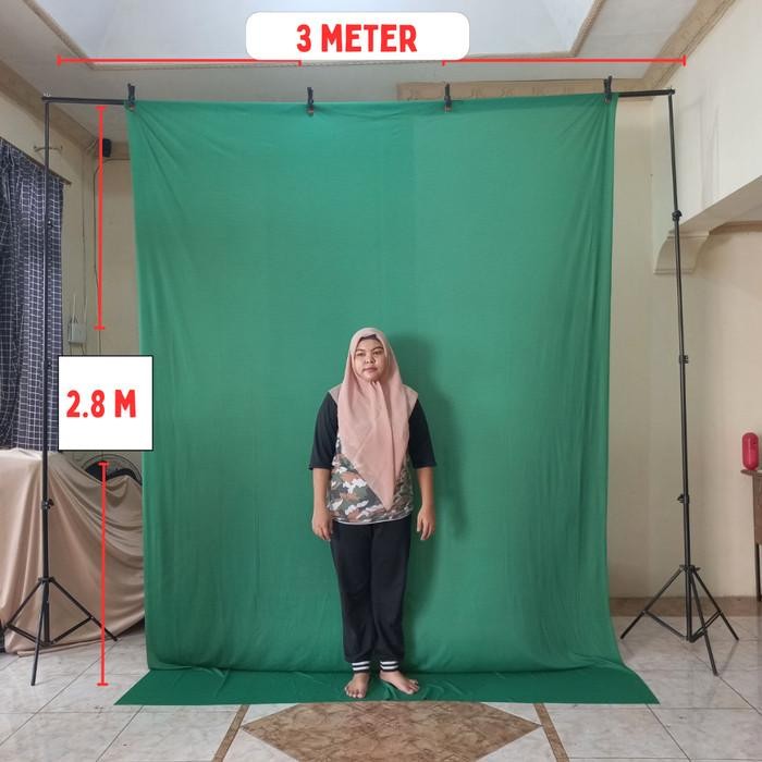 (Expert) Stand background dengan kain backdrop green screen