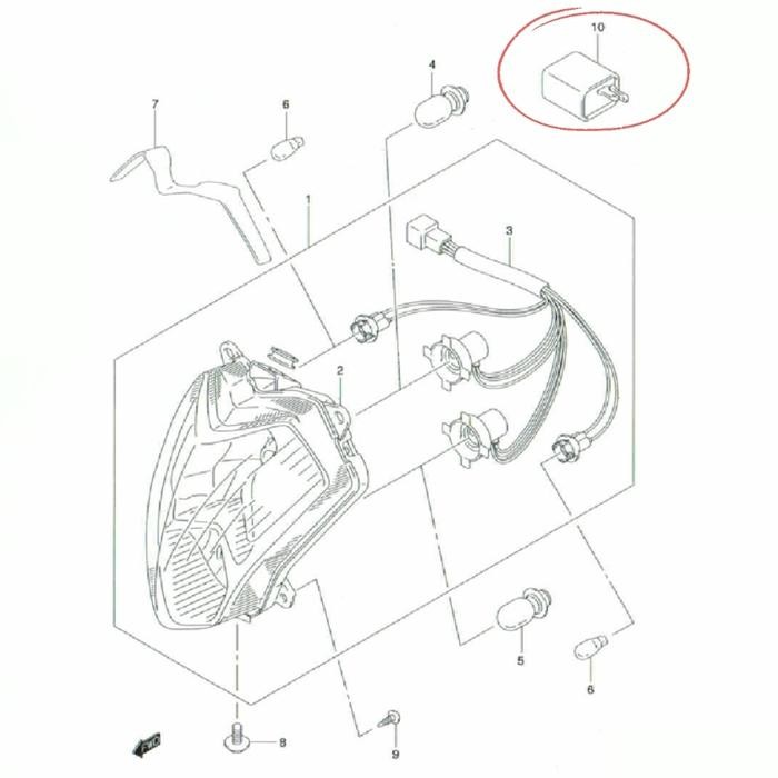 TERMURAH RELAY FLASHER SEIN SEN SATRIA F FU 150 OLD BARONG ASLI ORIGINAL SGP