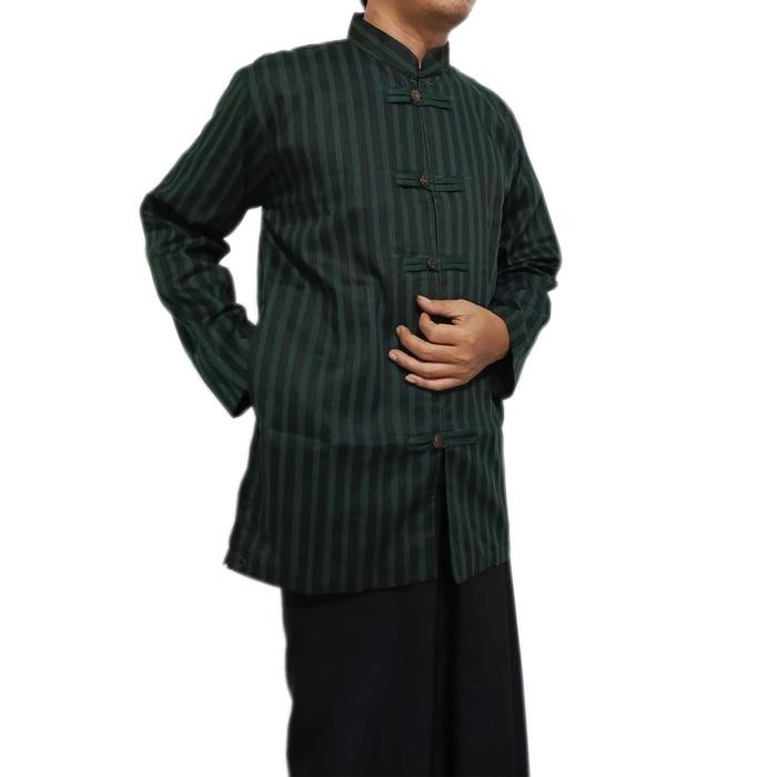 Lurik katun motif baru - baju koko - baju jawa - baju lurik - surjan