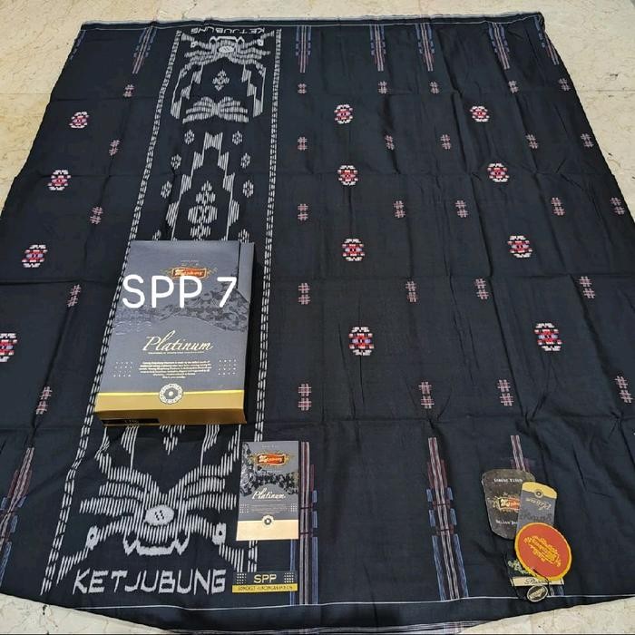Sarung Ketjubung Platinum SPP Gold Hitam