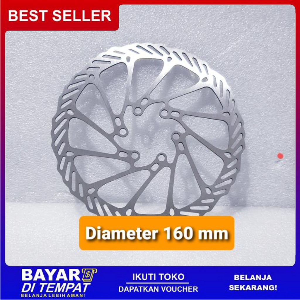 FREE ONGKIR ROTOR SEPEDA REM CAKRAM 160 MM & 180 MM BISA COD