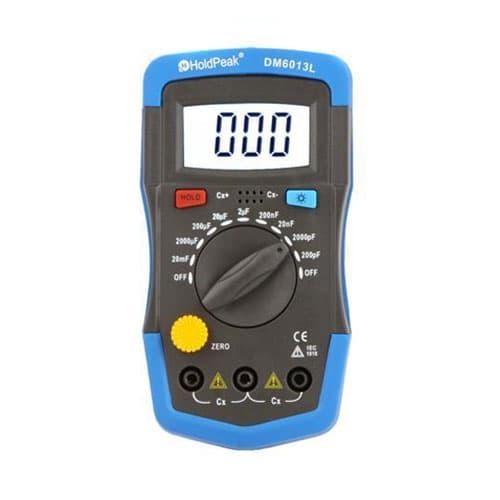 TERBARU HoldPeak DM6013L Handheld Digital Capacitance Meter Capacitor