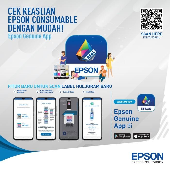 Tinta Epson 003 Bundle Original - Tinta Epson L3110 L3210 L1110 L3250