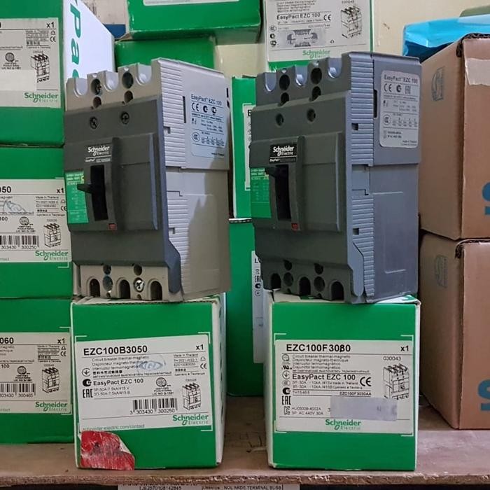 New Mccb Schneider Ezc100F 60A-75A-80A-100Amper 3Pole Ezc Schneider Used