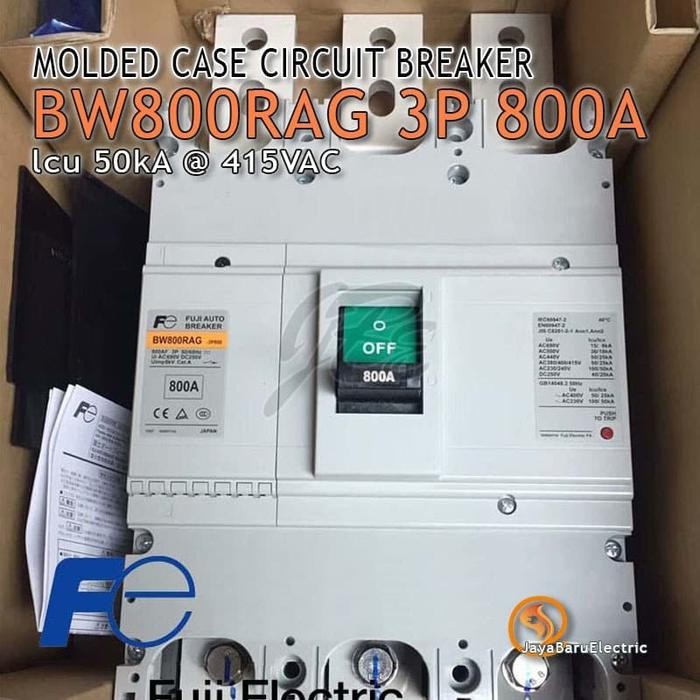 Terbaik Mccb Fuji Bw800Rag 3P 800A