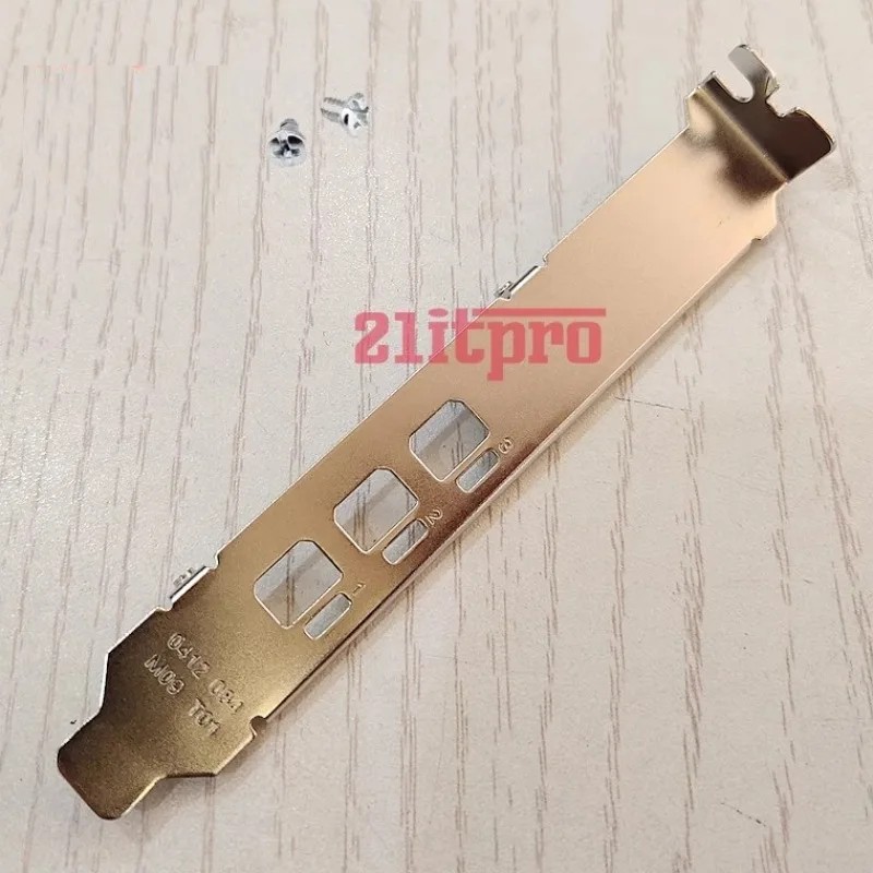 I/O Shield Back Plate Bracket for NVIDIA Quadro P400 T400 Full Height Graphics Card Bezel Blank Baff