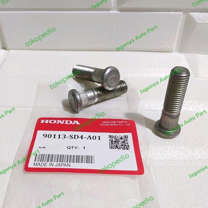 Baut Roda Panjang Honda Crv Hrv Civic City Jazz Accord Civic Brv Brio Kode 043