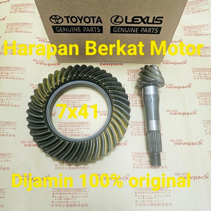 Gear Set Crwon Whell Gigi Gardan 7X41 Rush Terios Original Kode 025