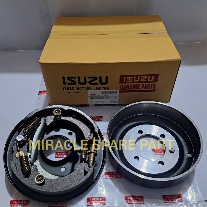 Tromol Rem Tangan Assy Komplit Isuzu Elf Nhr55 Nlr55 Bison Tld56 Kode 071