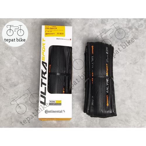 Ban Luar Continental Ultra Sport 3 III 700x25 Black