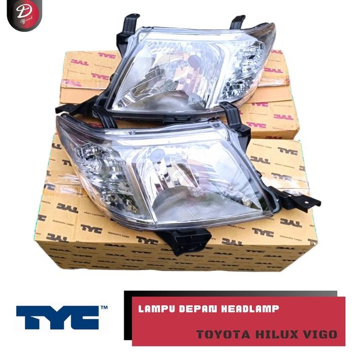 TOP LAMPU DEPAN HEADLAMP TOYOTA HILUX 2011 2012 2013 2014 2015