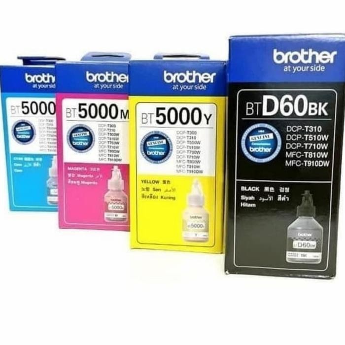

TINTA BROTHER BT5000 ORIGINAL 1 SET 4 Warna