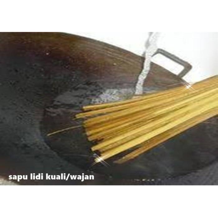 Lidi Kuali / Sapu Wajan Penggorengan - Sapu Lidi Kecil