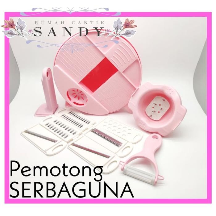 Alat Pemotong Sayuran 12 In 1 ~ SET Parutan Sayur & Buah Serbaa