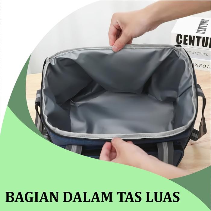 Tas Bekal Makanan Travel Tas Lunch Bag Jumb Tas Piknik Cooler Bag Serbaa NC8 Pria
