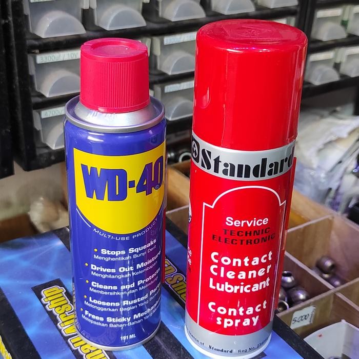 Contact Cleaner Standard Cleaner Cairan Pembersih elektronik WD 40 WD4